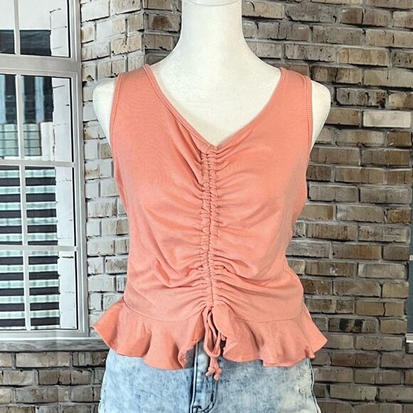 Ruched crop top    - Picture 5 of 8